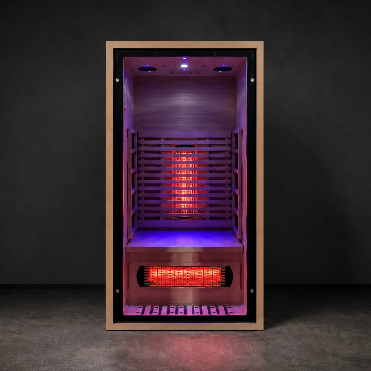 Solux Summit 1-Person Infrared Sauna | Far Infrared Home Sauna