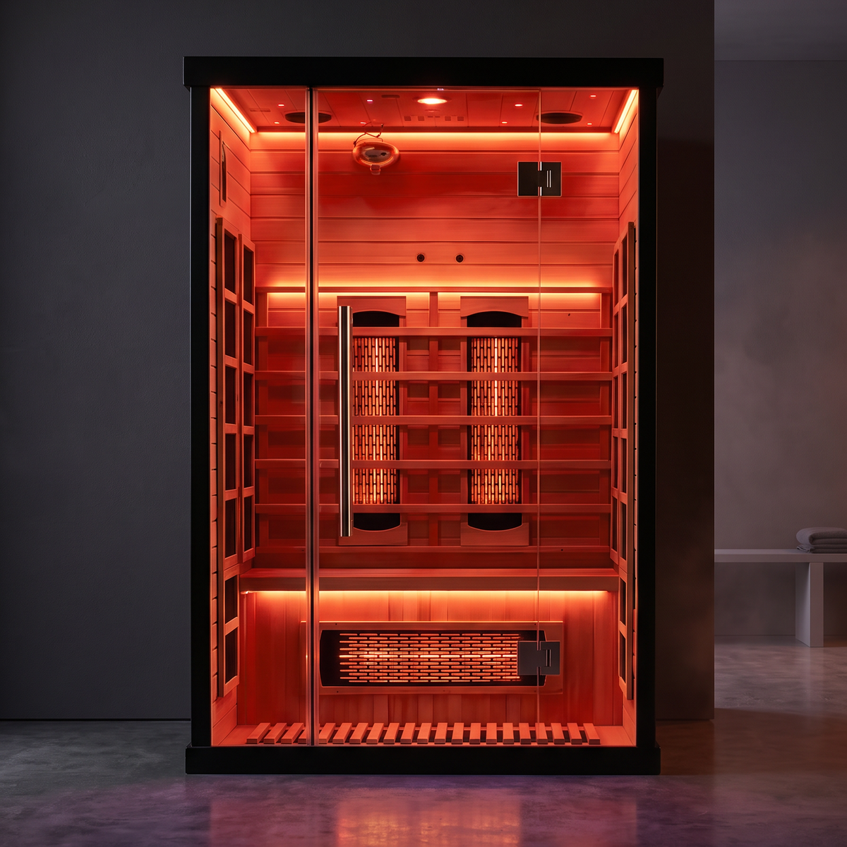 Solux Apex 2-Person Infrared Sauna | Full Spectrum & Far Infrared