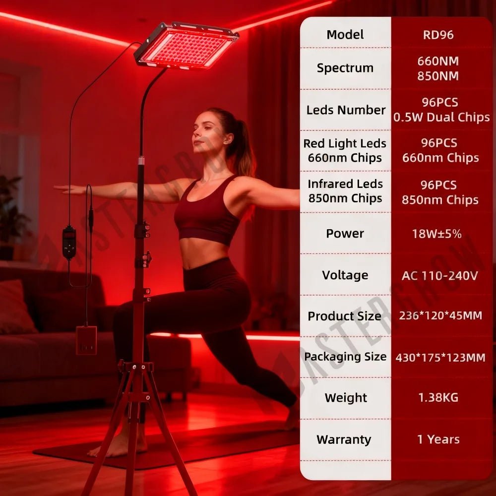 RD96 Pro Red Light Therapy Lamp - Solux